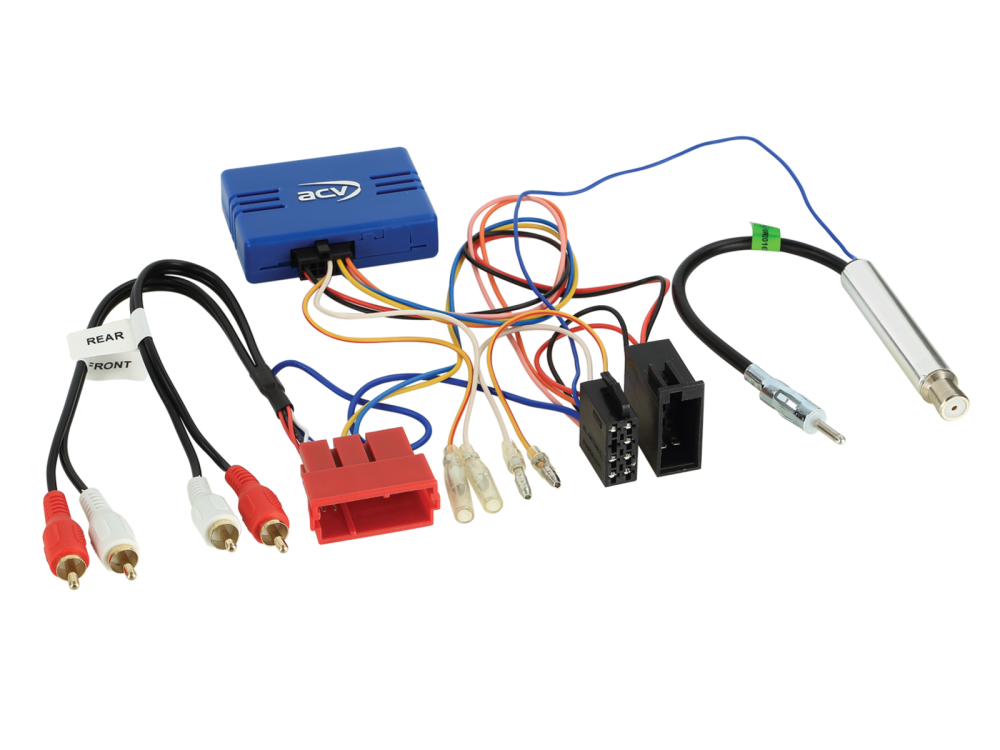 ACV 12-1321-50 | CAN-BUS Adapter Kit Audi ISO  ISO mit Antennenadapter